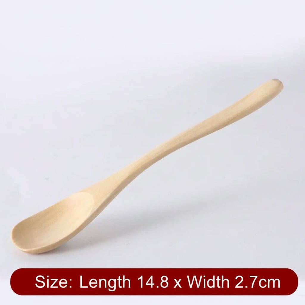 Mini Wooden Spoon & Fork Set – Coffee & Dessert Utensils
