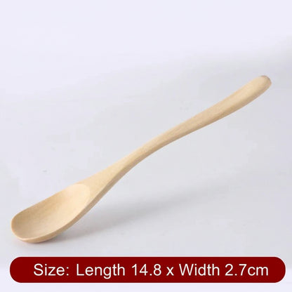 Mini Wooden Spoon & Fork Set – Coffee & Dessert Utensils