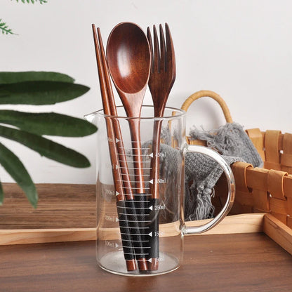 3-Piece Wooden Cutlery Set