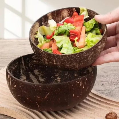 Natural Coconut Bowl Set