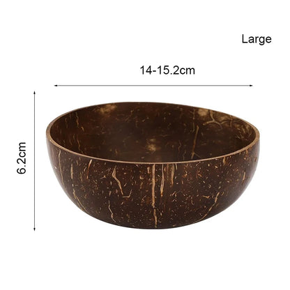 Natural Coconut Bowl – Eco-Friendly Handmade Design