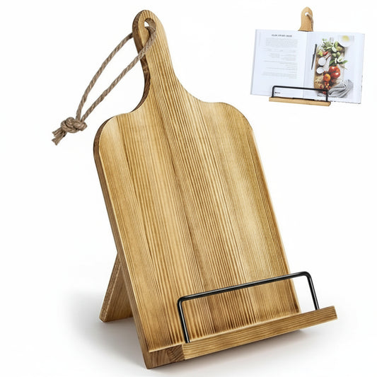 Wooden Cookbook Stand