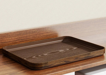 Rustic Wood Grain Serving Tray