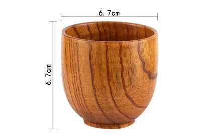 Wooden Big Belly Cup – Handmade Jujube Wood Drinkware