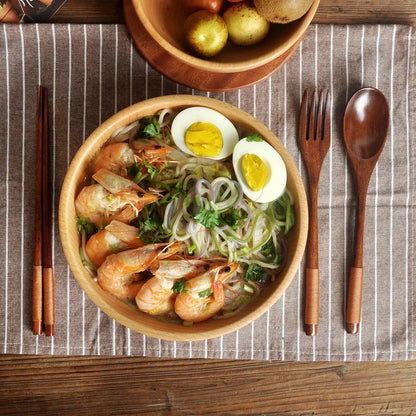 3-Piece Wooden Cutlery Set