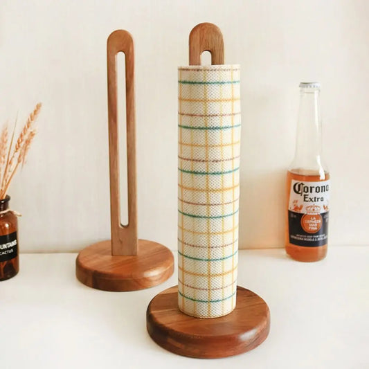 Wooden Paper Towel Stand
