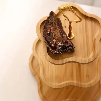 3/2-Tier Wooden Dessert & Cake Stand