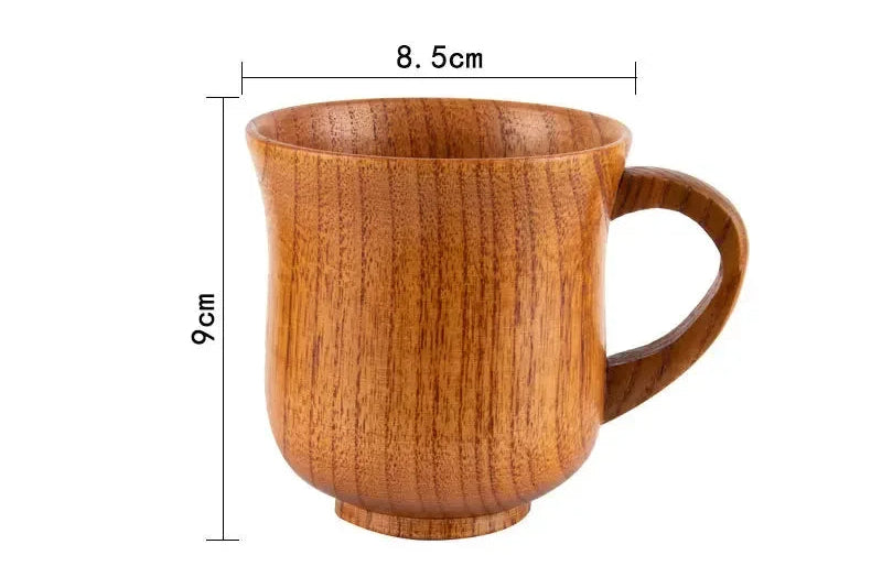 Wooden Big Belly Cup – Handmade Jujube Wood Drinkware