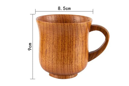 Wooden Big Belly Cup – Handmade Jujube Wood Drinkware