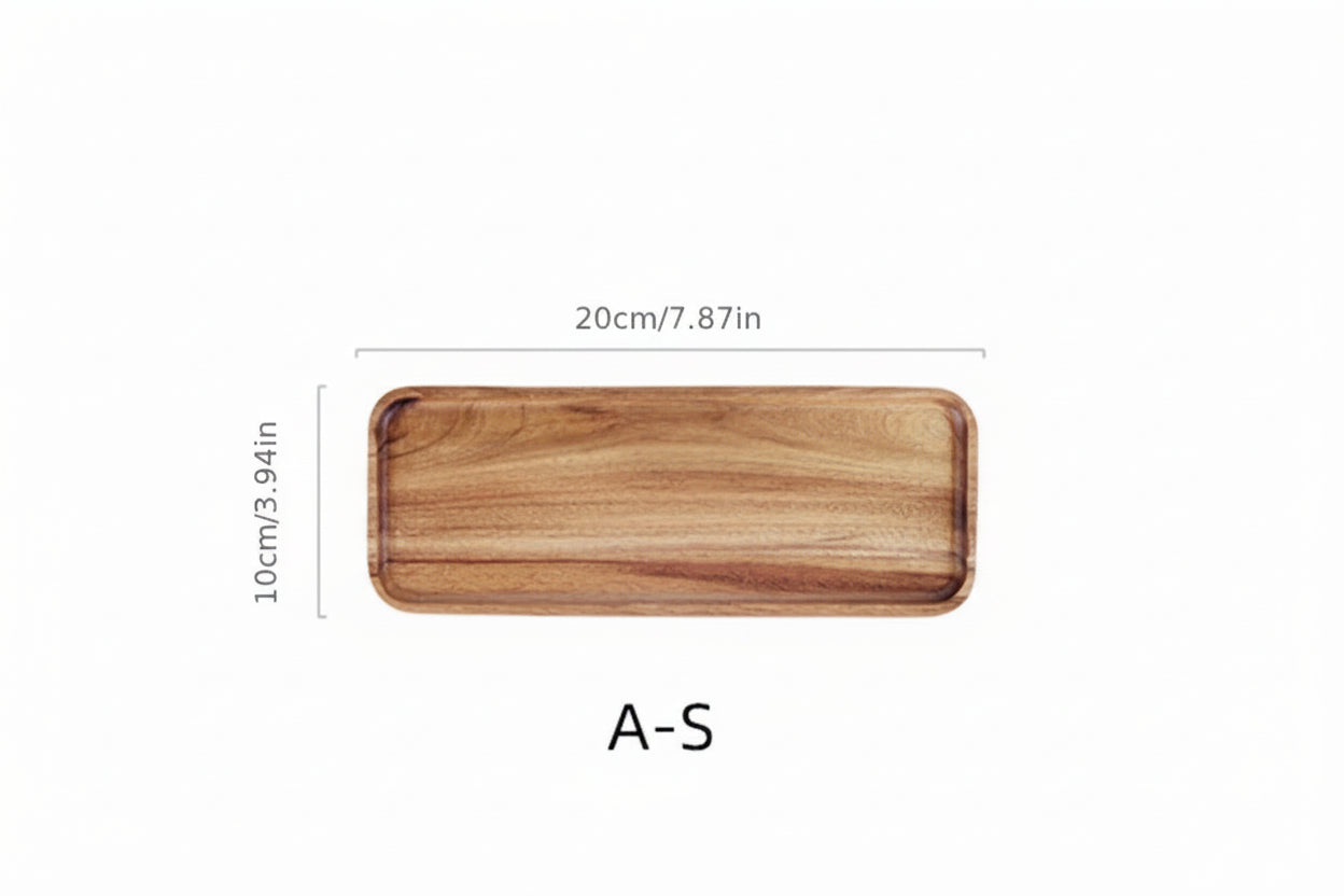 Acacia Wood Coffee Serving Tray