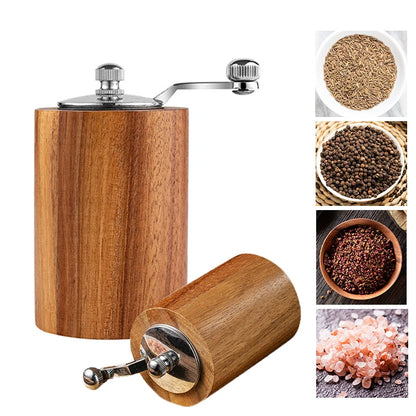 Wooden Manual Salt & Pepper Grinder