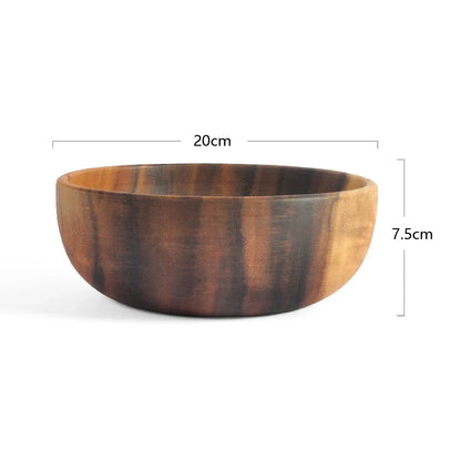 Acacia Wooden Serving Bowl