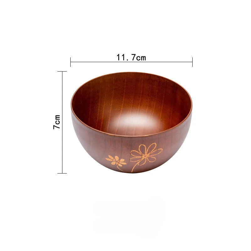 Japanese Wooden Ramen Bowl