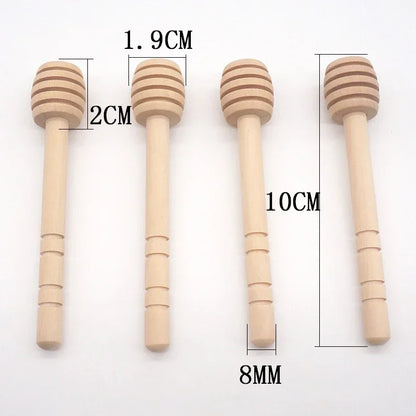 Wooden Honey Dipper Set (10pcs)