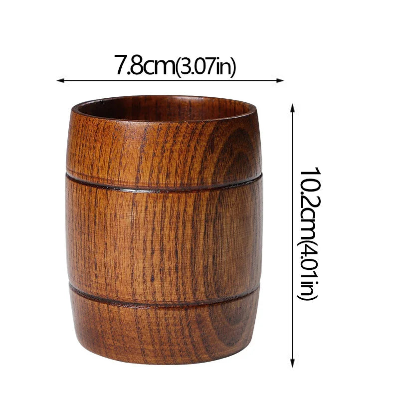 Wooden Big Belly Cups – Handmade Jujube Wood Drinkware