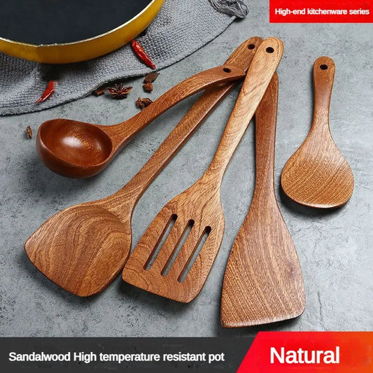 Wooden Spatula & Spoon Set – Natural Kitchen Tools