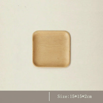 Walnut Wooden Tray – Japanese Rectangular Serving Plate