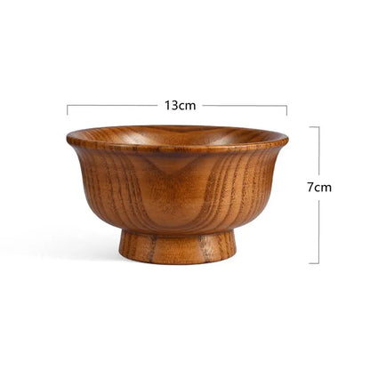 Natural Wood Ramen & Salad Bowl