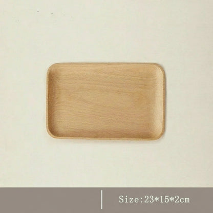 Walnut Wooden Tray – Japanese Rectangular Serving Plate
