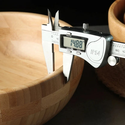 Japanese Wooden Salad Bowl – Large Bamboo Bowl