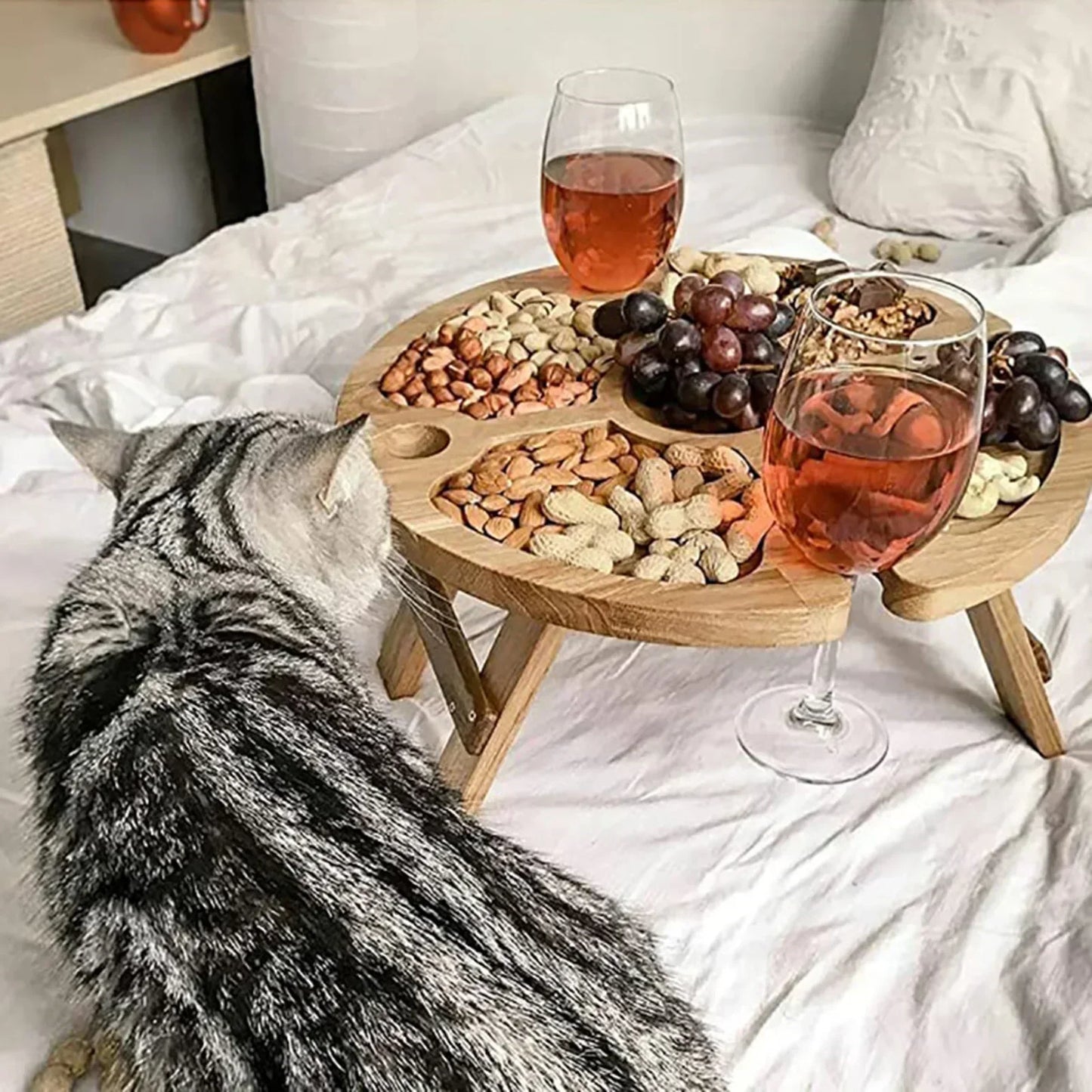 Picnic Wine & Snack Table