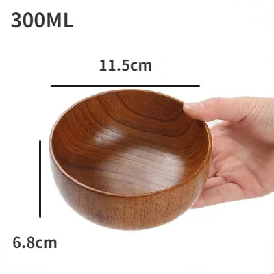 Japanese Wood Bowl Set