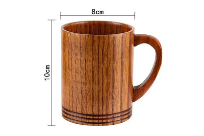 Wooden Big Belly Cup – Handmade Jujube Wood Drinkware