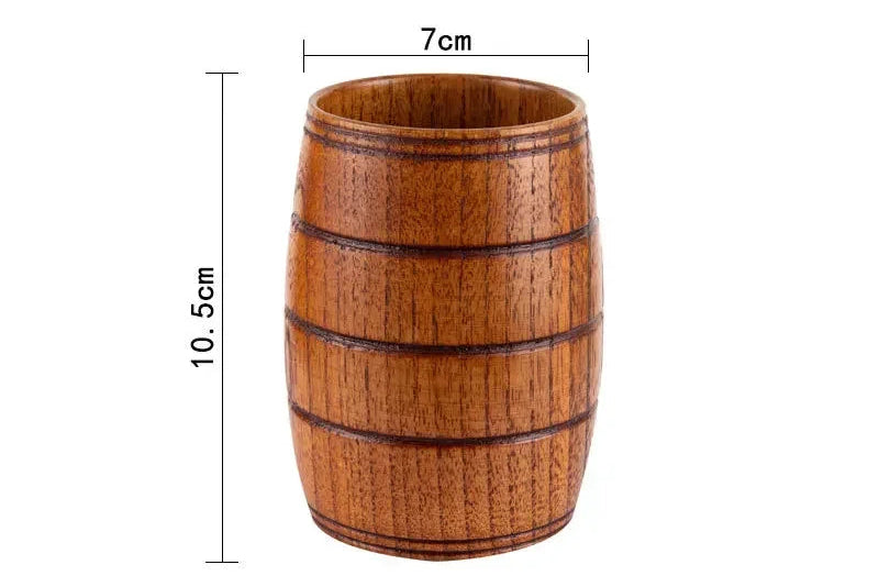 Wooden Big Belly Cup – Handmade Jujube Wood Drinkware