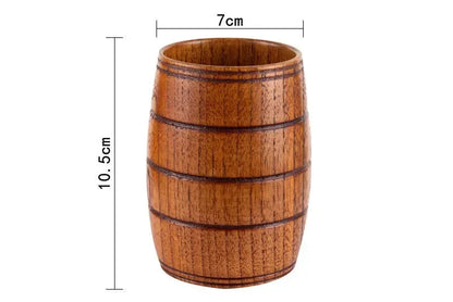 Wooden Big Belly Cup – Handmade Jujube Wood Drinkware