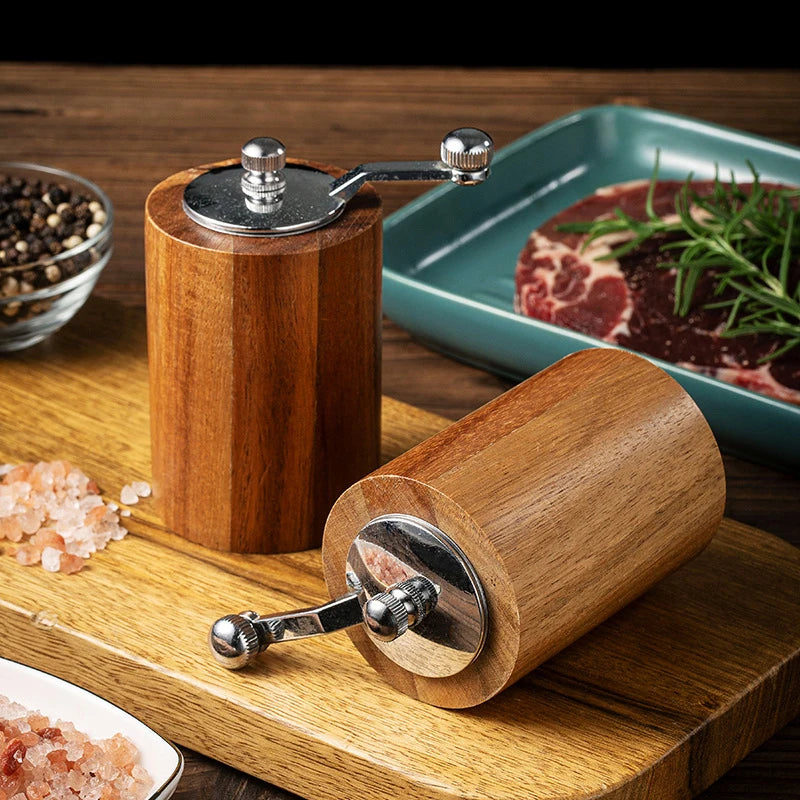 Wooden Manual Salt & Pepper Grinder