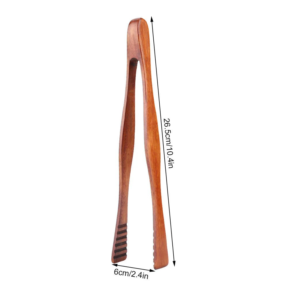 Wooden Kitchen Tongs – BBQ & Salad Serving Tool