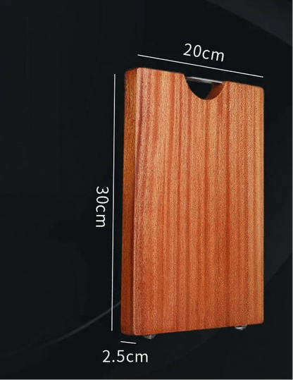 Solid Wood Cutting Board – Thick Ebony Chopping Board