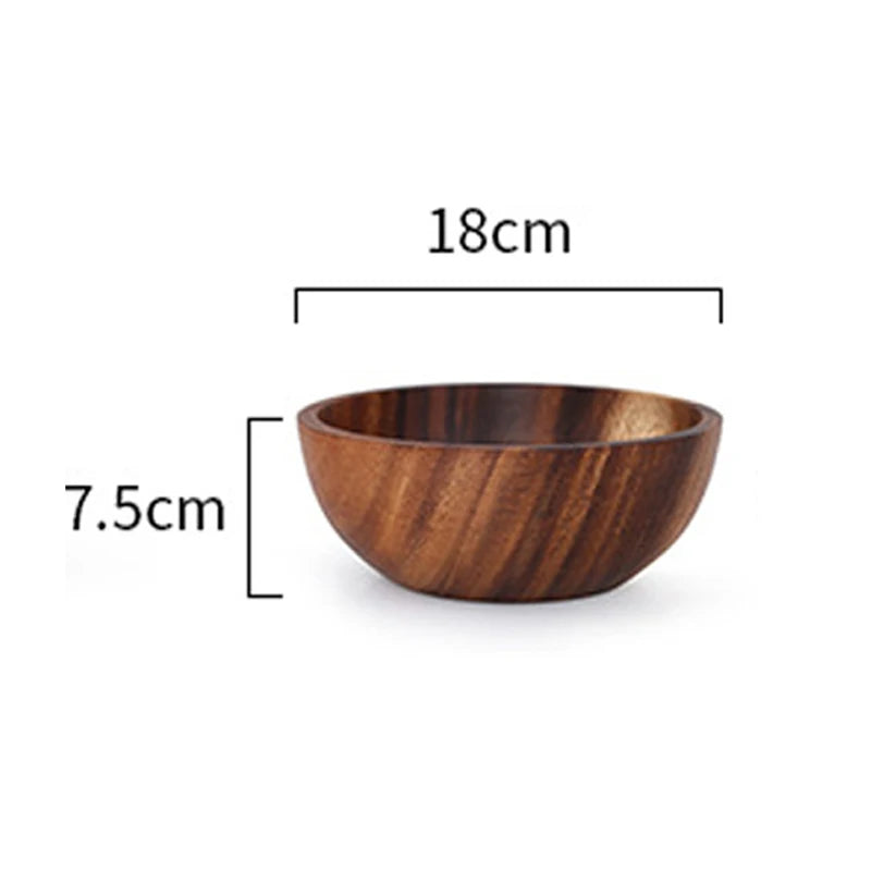 Premium Acacia Bowl – Salad, Mixing & Serving