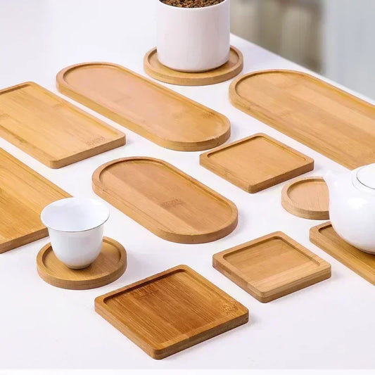 Bamboo Tea Coaster Set