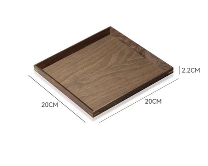 Walnut Wooden Tea Tray – Rectangular Serving Board