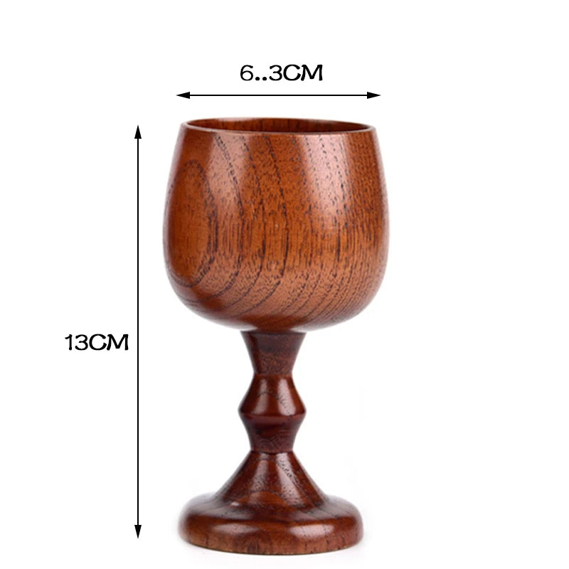 Wooden Wine Cup  – Vintage Goblet Cups
