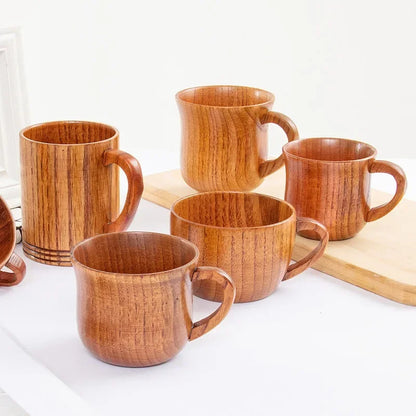 Wooden Big Belly Cup – Handmade Jujube Wood Drinkware
