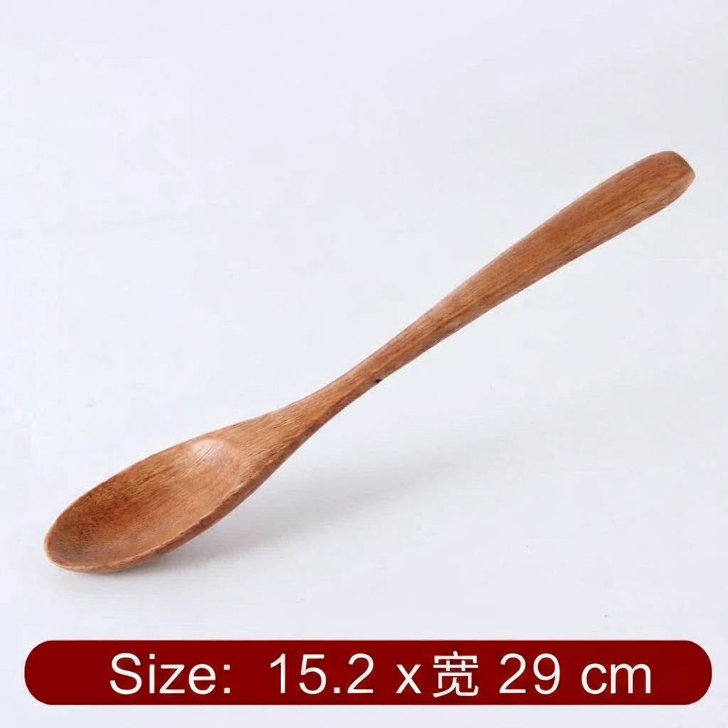 Mini Wooden Spoon & Fork Set – Coffee & Dessert Utensils