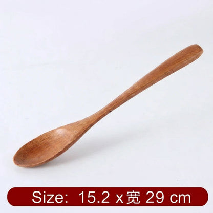 Mini Wooden Spoon & Fork Set – Coffee & Dessert Utensils