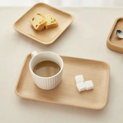 Walnut Wooden Tray – Japanese Rectangular Serving Plate