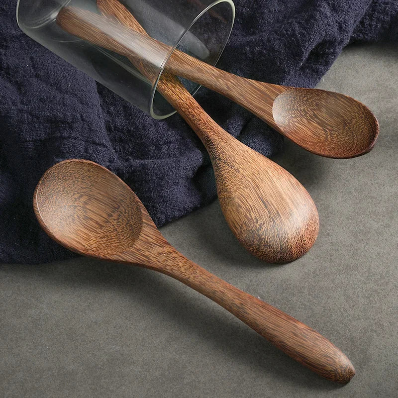Wooden Spoon Set – Natural Rice & Honey Spoons