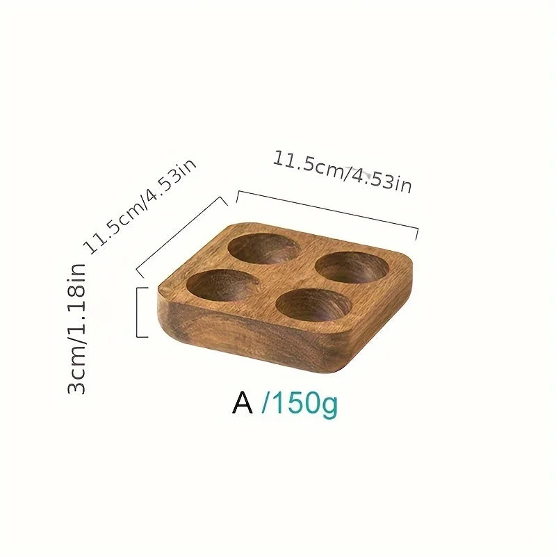 Wooden Egg Storage Tray – Multi-Compartment Kitchen Organizer