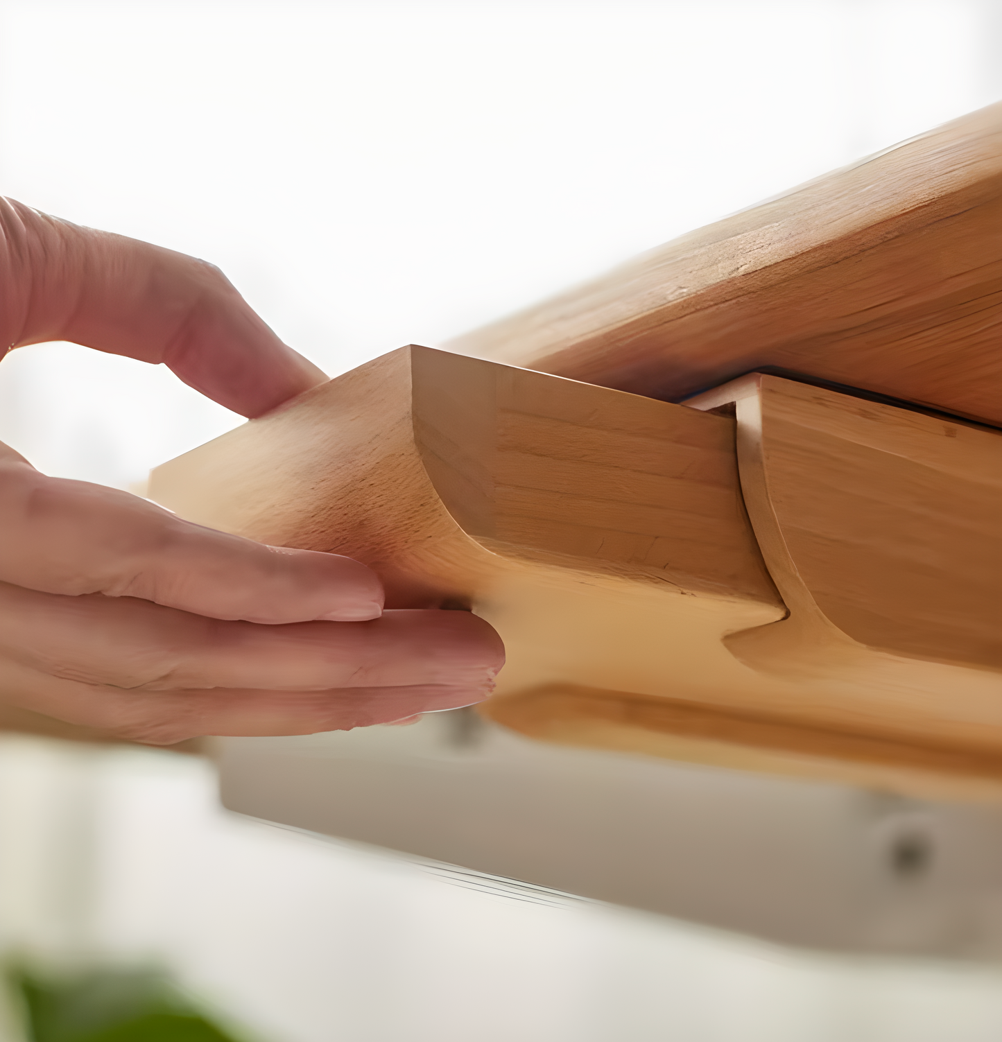 Wooden Under-Desk Drawer