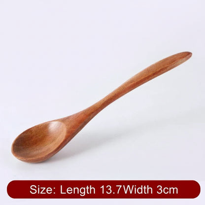 Mini Wooden Spoon & Fork Set – Coffee & Dessert Utensils