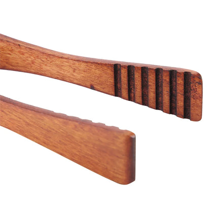 Wooden Kitchen Tongs – BBQ & Salad Serving Tool
