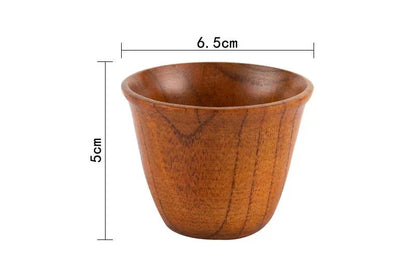 Wooden Big Belly Cup – Handmade Jujube Wood Drinkware
