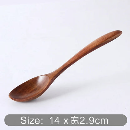 Mini Wooden Spoon & Fork Set – Coffee & Dessert Utensils