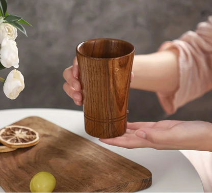 Handmade Wooden Tea Cup – Japanese Style Drinkware