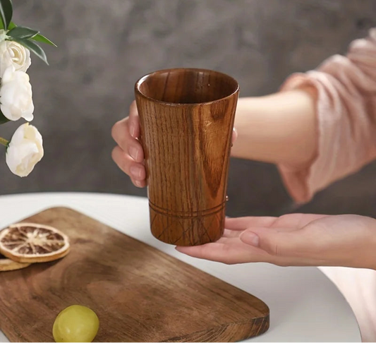 Handmade Wooden Tea Cup – Japanese Style Drinkware