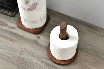 Walnut Roll Holder